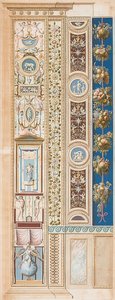 Pilaster Loggia IV (Decoration, in which the Genius of Fame sits)