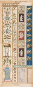 Pilaster Loggia XIII (Decoration with a Temple of Diana in the Center)