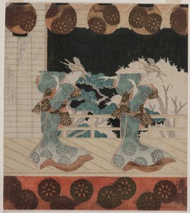 The Dance at Furuichi for the Hisagataya Group by Gakutei Harunobu