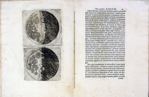 Leaf of book Sidereus Nuncius (Sidereal Messenger) by Galileo Galilei, 1610 by Galileo Galilei