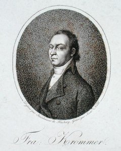 Franz Krommer engraved by Jean Neidl by Gandolph Ernst (after) Stainhauser