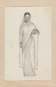 Indian Woman by Gangaram Chintaman Tambat
