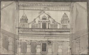 Outside View of Biskuma Ka Joompra by Gangaram Chintaman Tambat