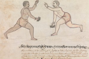 Two Jeyties Fighting
