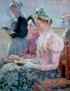 Sunday Morning by Julius Garibaldi Melchers