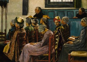 The Sermon by Gari Melchers