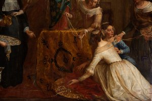 The Archduke Isabel of Spain Giving Her Jewelry to the Basilicum Saint-Martin of Halle by Gaspar De Crayer