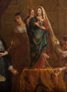 The Archduke Isabel of Spain Giving Her Jewelry to the Basilicum Saint-Martin of Halle by Gaspar De Crayer