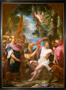 Parish Church (Sint-Bartholomeuskerk). Interior. Martyr of Saint Bartholomew. Gaspar De Craeyer or J Van der Heyde (?) by Gaspar De Crayer