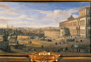 The Quirinal Palace by Gaspar van Wittel