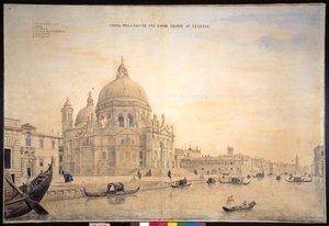 Chiesa della Salute, Grand Canal, Venice by Gaspar van Wittel