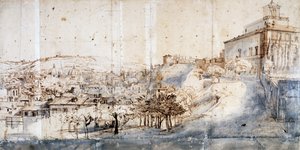Villa Medici in Rome by Gaspar van Wittel