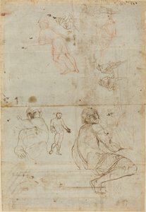 Figures from the Farnese Palace and from Life by Gaspar van Wittel after Annibale Carracci