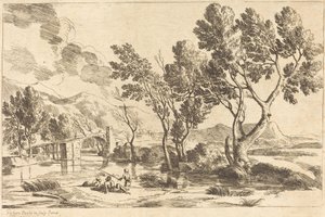 Roman Landscape by Gaspard Dughet