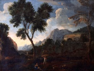 Hunters in a valley