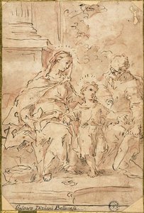Holy Family by Gaspare Diziani