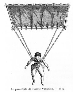 The Parachute of Fauste Veranzio, 1617, 1887