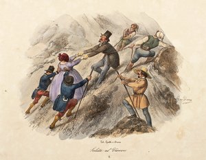 The climb to Mount Vesuvius by Gatti and Dura
