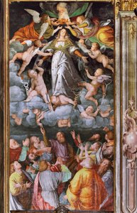 Assumption of the Virgin by Gaudenzio Ferrari