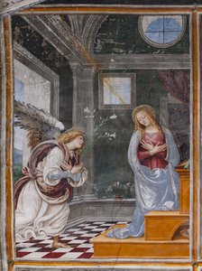 Detail of The Annunciation, from The Life and the Passion of Christ