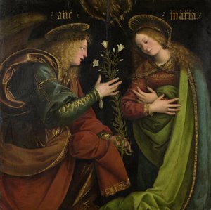 The Annunciation to Mary by Gaudenzio Ferrari