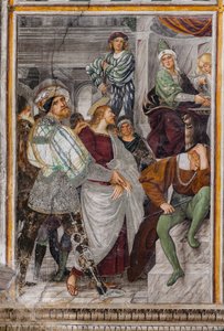 Jesus before Pilate (detail) by Gaudenzio Ferrari