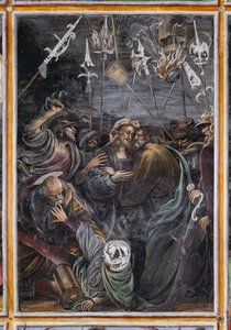 Kiss of Judas (detail) by Gaudenzio Ferrari