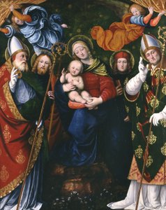 Madonna, Child and Saints by Gaudenzio Ferrari
