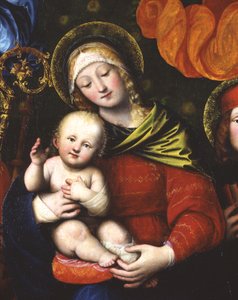 Madonna and Child, detail of 3498630, 1516