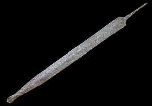 Art of Gaul: Iron Spee, Iron Age (400 BC). Museum of Antiquities, Saint Germain en Laye by Gaulish