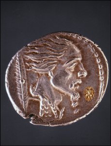Presumed Profile of Vercingetorix on a Gauloise Piece. Museo del Medagliere. Milan