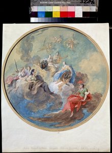 Alliance between Russia and Prussia. Historical Allegory to Celebrate the Coalition between Empress Catherine II of Russia (1729-1796) and Frederick II of Prussia or the Great (1712-1786)