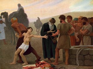 Joseph is Sold into Slavery by His Jealous Brothers by Gebhard Fugel