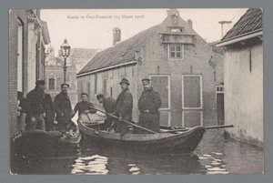 Disaster in Oud-Vossemeer on March 13, 1906 by Gebroeders van Straaten