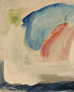 Blue Coral Abstract Flow by Gemma Bardot