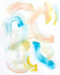 Flowing Pastel Strokes