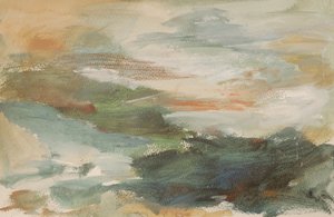 Serene Abstract Landscape by Gemma Bardot