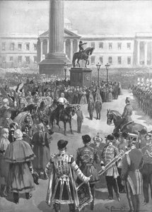 The End of the Crimean War: The Proclamation of Peace at Charing Cross, April 1856