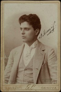 Portrait of the Composer Pietro Mascagni, c. 1890