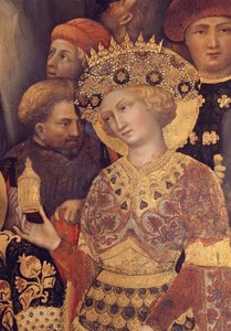Adoration of Magi (detail) by Gentile da Fabriano