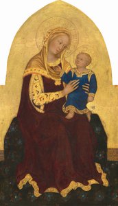 Madonna and Child Enthroned by Gentile da Fabriano