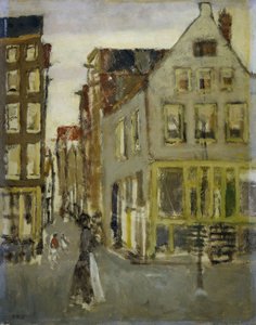 The Lauriergracht at the Tweede Laurierdwarsstraat by Georg-Hendrik Breitner