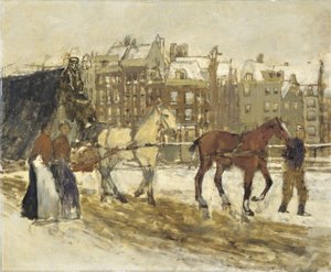 The Rokin by Georg-Hendrik Breitner