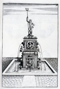 Fountain Design, 1664 by Georg Andreas Bockler