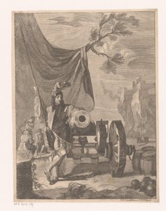Gunner by a Cannon by Georg Andreas Wolfgang