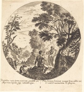 God Creating Man by Georg Andreas Wolfgang the Elder