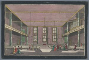 View of the Interior of the Church of the Moravian Brethren in Zeist (Assembly Place of the Moravian Brethren in Zeist from Inside)