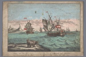 View of the Sailing of Ships on the Ice Sea
