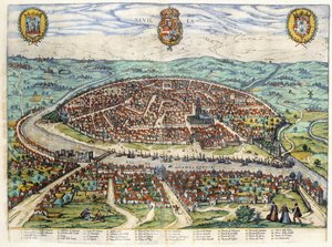 Plan and View of Seville