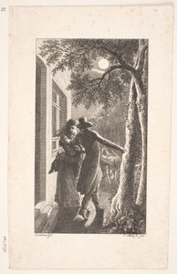 Illustration with Abduction at Night
